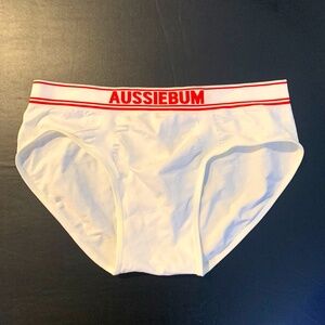AussieBum White Brief L